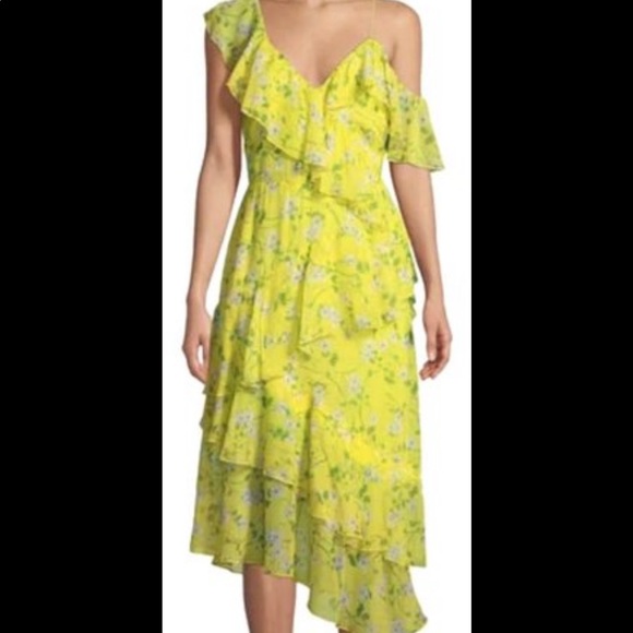 Alice + Olivia Dresses Alice Olivia Olympia Yellow Dress Poshmark